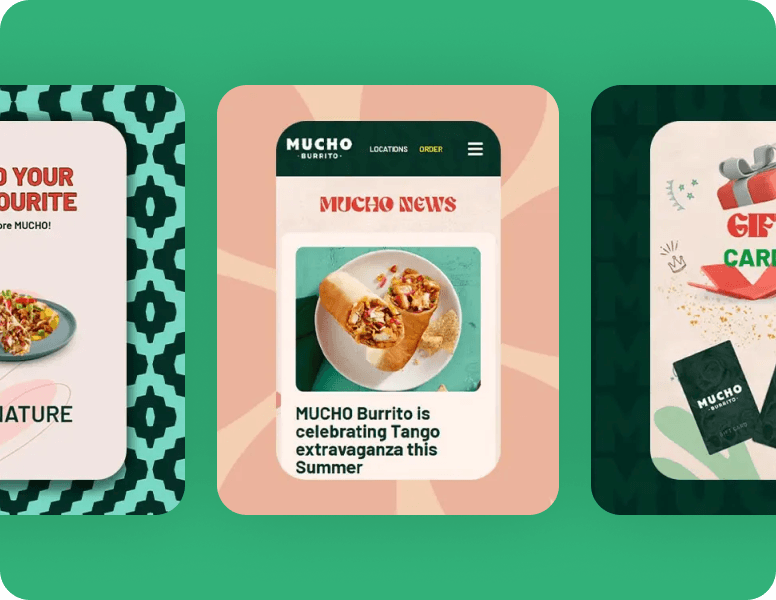MUCHO Burrito — mobile